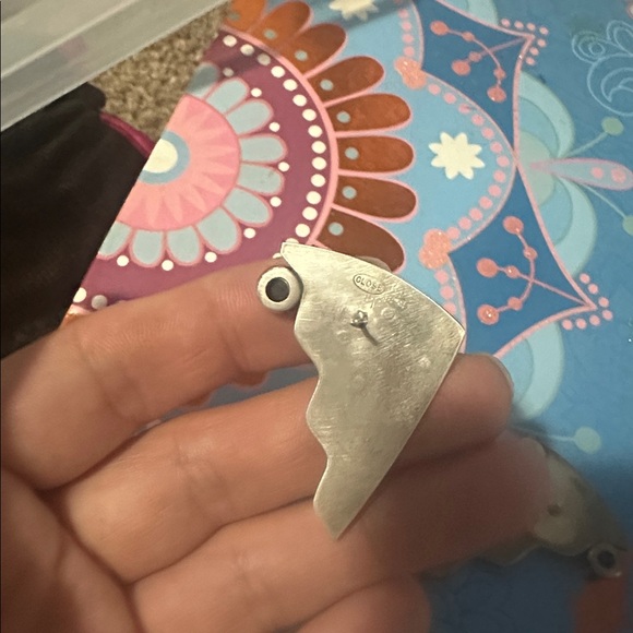 925 Vintage earrings with onyx - Picture 2 of 3